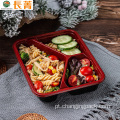 Recipiente de comida descartável de lancheira Bento para catering